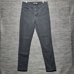 Levi's 311 Jeans Women's Size 30 Black Gray Shaping Skinny